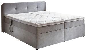 POSTEL BOXSPRING, 180/200 cm, světle šedá Livetastic - Postele s úložným prostorem, Online Only
