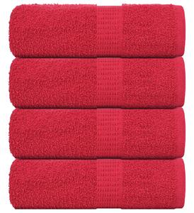 Ručníky FROGN 4 ks červené 30x30 cm 360 g/m² 136921