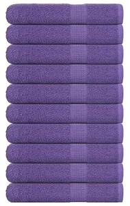 Saunové osušky FROGN 10 ks fialové 80x200 cm 360 g/m² 136889