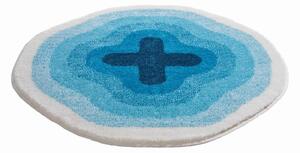 GRUND Koupelnová předložka KARIM 03 modrá Rozměr: ø 60 cm