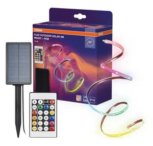 Osram - LED RGB Stm. solární pásek FLEX MAGIC 5m LED/1,6W/3,7V 2000 mAh IP44 +DO