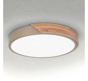 BRILAGI - LED Stropní svítidlo PILANA LED/24W/230V dub/béžová pr. 30 cm