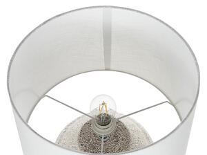 Keramická stolní lampa krémová CAINE