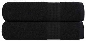 Ručníky do sprchy FROGN 2 ks černé 70 x 140 cm 360 g/m² 136953