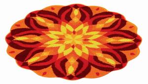 GRUND Mandala předložka SEBEREALIZACE oranžová Rozměr: ø 60 cm