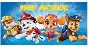 Dětská bavlněná osuška Tlapková patrola - Paw Patrol - motiv Záchranný tým - 100% bavlna s gramáží 300 gr./m² - 70 x 140 cm