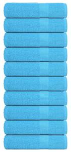 Ručníky do sprchy FROGN 10 ks tyrkysové 70x140 cm 360 g/m² 136979