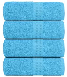 Ručníky pro hosty FROGN 4 ks tyrkysové 30x50 cm 360 g/m² 136972