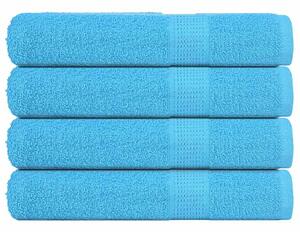 Saunové osušky FROGN 4 ks tyrkysové 80x200 cm 360 g/m² 136984