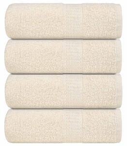 Ručníky FROGN 4 ks krémové 30x30 cm 360 g/m² 136993