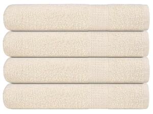 Saunové osušky FROGN 4 ks krémové 80x200 cm 360 g/m² 137008