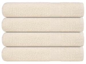 Ručníky FROGN 4 ks krémové 100x200 cm 360 g/m² 137011