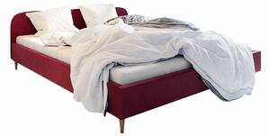 Manželská postel 180 cm Lon (bordó) (bez roštu a úložného prostoru). 1047058