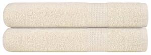 Saunové osušky FROGN 2 ks krémové 80x200 cm 360 g/m² 137007