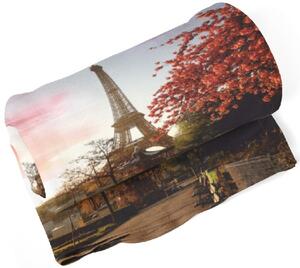 IMPAR Fleecová deka Eiffelovka 150x120 cm (Rozměr : 200 x 140 cm)