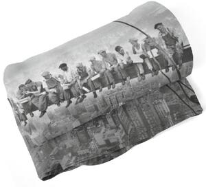 IMPAR Fleecová deka Dělnící na traverze 150x120 cm (Rozměr : 150 x 120 cm)