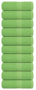 Ručníky pro hosty FROGN 10 ks jablečně zelené 30x50 cm 360 g/m² 137021