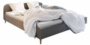 Manželská postel 180 cm Lon (šedá) (bez roštu a úložného prostoru). 1047060