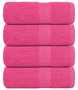Ručníky pro hosty FROGN 4 ks růžové 30x50 cm 360 g/m² 137044