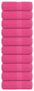Ručníky FROGN 10 ks růžové 30x30 cm 360 g/m² 137042