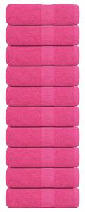 Ručníky pro hosty FROGN 10 ks růžové 30x50 cm 360 g/m² 137045