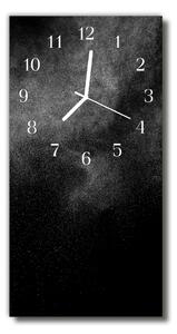 Skleněné hodiny vertikální Černý písek 30x60 cm