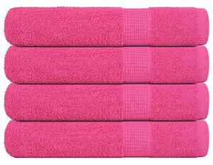 Saunové osušky FROGN 4 ks růžové 80x200 cm 360 g/m² 137056