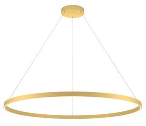 REDO 01-2884 FEBE závěsné svítidlo D1200mm LED 75W/4590lm 4000K zlatá, switchdimmer