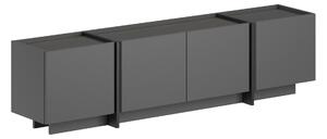 TV stolek/skříňka Lowien (antracit + černá). Akce -22%