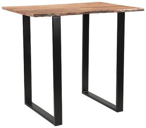 BAROVÝ STŮL, akácie, černá, barvy akácie, 120/80/105 cm Linea Natura - Barové stoly, Online Only