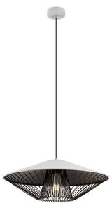 REDO 01-3008 GRILL závěsné svítidlo D496mm 1xE27 42 bílá, černá