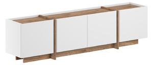 TV stolek/skříňka Lowien (bílá + borovice atlantická)