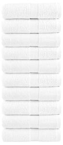 Prémiové mycí utěrky SOLUND 10 ks bílé 30x30 cm 600 g/m² 137118