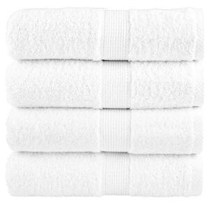 Prémiové mycí utěrky SOLUND 4 ks bílé 30x30 cm 600 g/m² 137117
