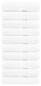 Prémiové osušky SOLUND 10 ks bílé 100x150 cm 600 g/m² 137134