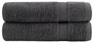 Prémiové ručníky SOLUND 2 ks antracitové 50x100 cm 600 g/m² 137156