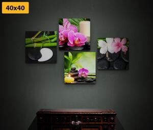 Set obrazů Feng Shui zátiší - 4x 40x40 cm