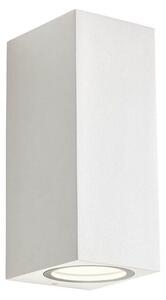 REDO 90529 BRIO venkovní nástěnné svítidlo COB LED 10W 1000/798lm 3000K IP54 bílá, efektní