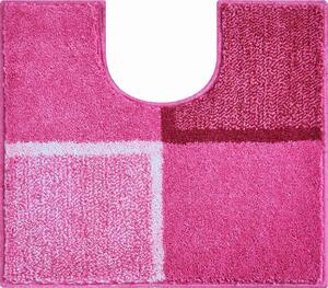 GRUND Koupelnová předložka DIVISO rosé Rozměr: 50x60 cm s výřezem pro WC