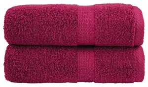 Prémiové mycí ručníky SOLUND 2 ks bordó 30x30 cm 600 g/m² 137203