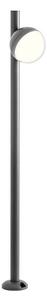 REDO 90557 MAGNUS venkovní stojanové svítidlo/sloupek LED V1030mm 12W 1390/882lm 3000K IP54 tmavěšedá