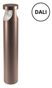 REDO 90504-DALI XWALK venkovní stojanové svítidlo/sloupek SMD LED V800mm 24W 3280/2338lm 3000K IP65 rezavě hnědá