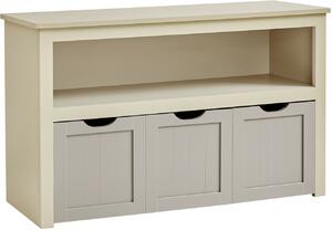 Dětská skříň / komoda Loppa s pojízdnými boxy - 60x102x30 cm | béžová
