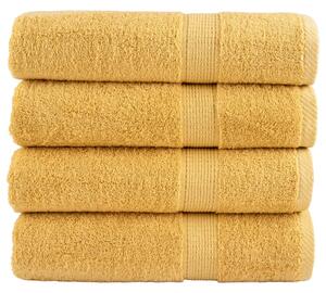 Prémiové ručníky SOLUND 4 ks zlaté 50x100 cm 600 g/m² 137282