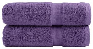 Premium ručníky SOLUND 2 ks fialové 50 x 100 cm 600 g/m² 137353