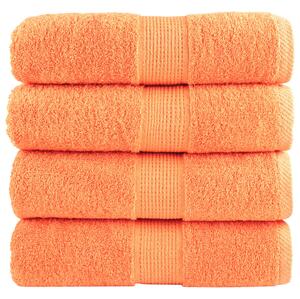Prémiové mycí utěrky SOLUND 4 ks oranžové 30x30 cm 600 g/m² 137372