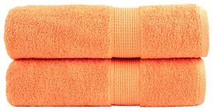 Premium ručníky SOLUND 2 ks oranžové 70 x 140 cm 600 g/m² 137380