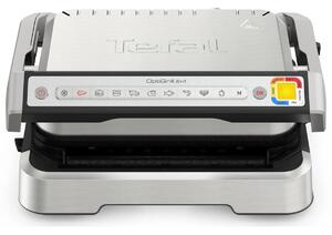 OptiGrill 2v1 Elektrický kontaktní gril, nerezový TEFAL GC773D30