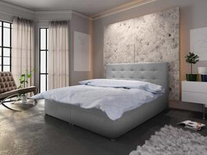 Moderní postel s úložným prostorem STIG I 140x200, šedá