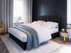 Elegantní postel KALINA 140x200, antracit